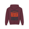 Cincinnati Fans Never Waver Youth Heavy Blend Hooded Sweatshirt - Never Waver