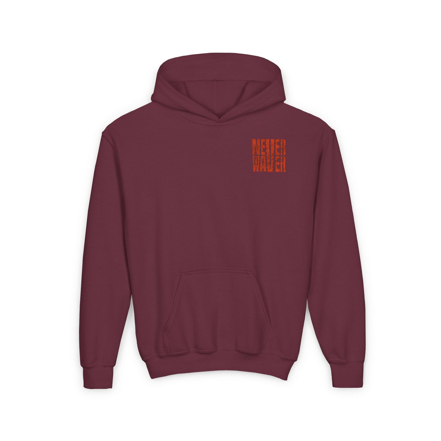 Cleveland Fans Never Waver Youth Heavy Blend Hooded Sweatshirt - Never Waver