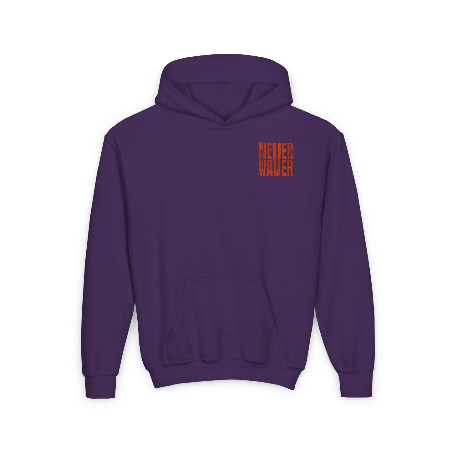 Cleveland Fans Never Waver Youth Heavy Blend Hooded Sweatshirt - Never Waver