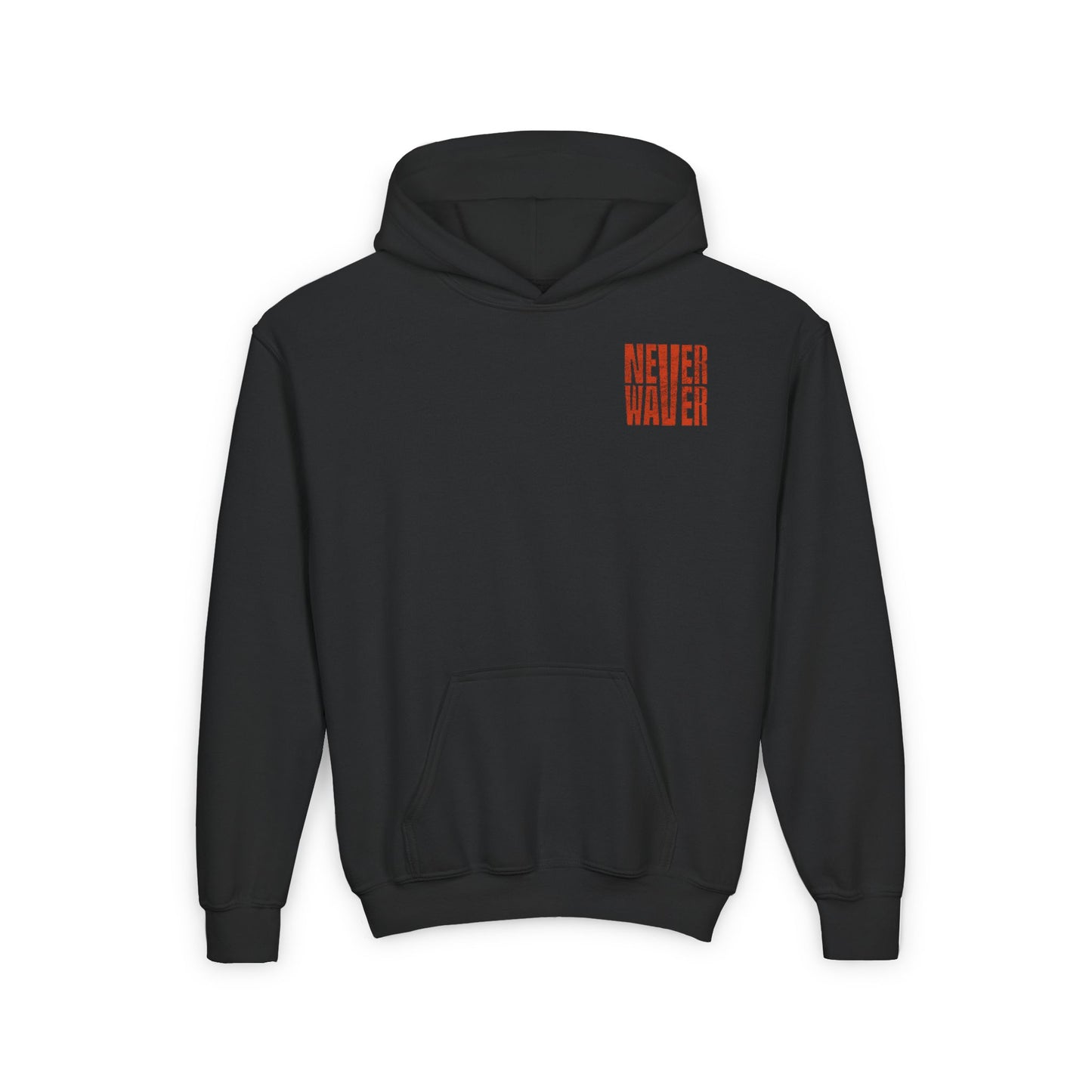 Cleveland Fans Never Waver Youth Heavy Blend Hooded Sweatshirt - Never Waver