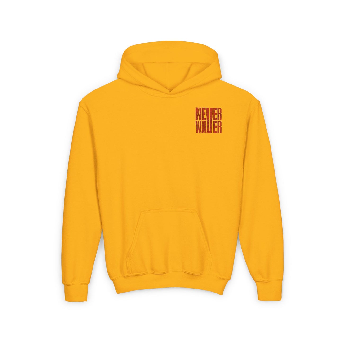 Cleveland Fans Never Waver Youth Heavy Blend Hooded Sweatshirt - Never Waver