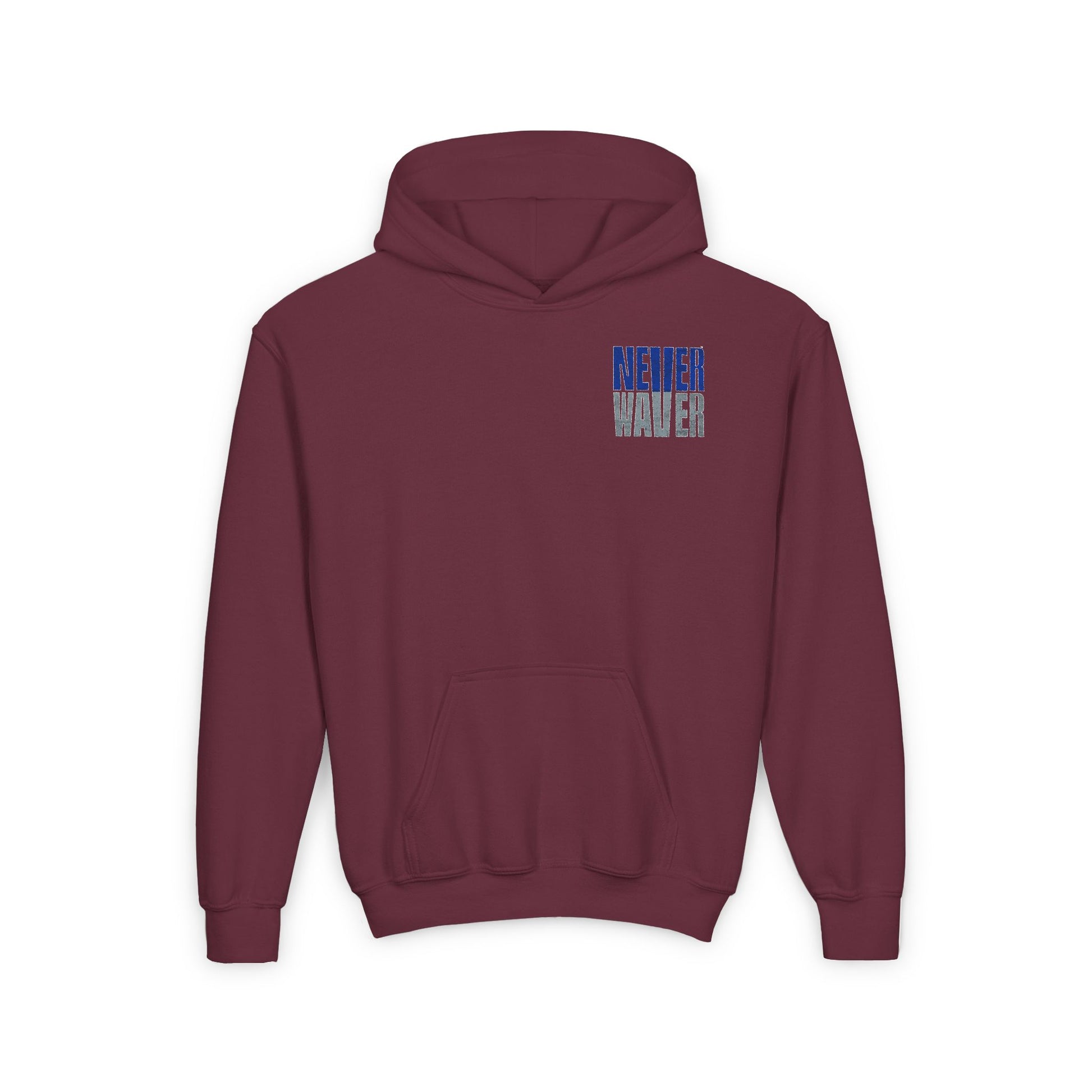Dallas Fans Never Waver Youth Heavy Blend Hooded Sweatshirt - Never Waver