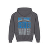 Detroit Fans Never Waver Youth Heavy Blend Hooded Sweatshirt - Never Waver