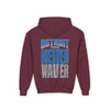 Detroit Fans Never Waver Youth Heavy Blend Hooded Sweatshirt - Never Waver