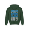 Detroit Fans Never Waver Youth Heavy Blend Hooded Sweatshirt - Never Waver