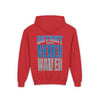 Detroit Fans Never Waver Youth Heavy Blend Hooded Sweatshirt - Never Waver