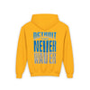 Detroit Fans Never Waver Youth Heavy Blend Hooded Sweatshirt - Never Waver