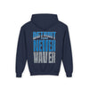Detroit Fans Never Waver Youth Heavy Blend Hooded Sweatshirt - Never Waver