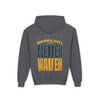 Green Bay Fans Never Waver Youth Heavy Blend Hooded Sweatshirt - Never Waver