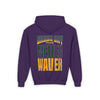 Green Bay Fans Never Waver Youth Heavy Blend Hooded Sweatshirt - Never Waver