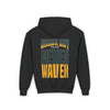 Green Bay Fans Never Waver Youth Heavy Blend Hooded Sweatshirt - Never Waver