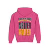 Green Bay Fans Never Waver Youth Heavy Blend Hooded Sweatshirt - Never Waver