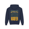 Green Bay Fans Never Waver Youth Heavy Blend Hooded Sweatshirt - Never Waver