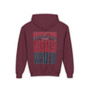 Houston Fans Never Waver Youth Heavy Blend Hooded Sweatshirt - Never Waver