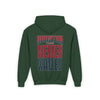 Houston Fans Never Waver Youth Heavy Blend Hooded Sweatshirt - Never Waver