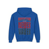 Houston Fans Never Waver Youth Heavy Blend Hooded Sweatshirt - Never Waver
