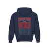 Houston Fans Never Waver Youth Heavy Blend Hooded Sweatshirt - Never Waver