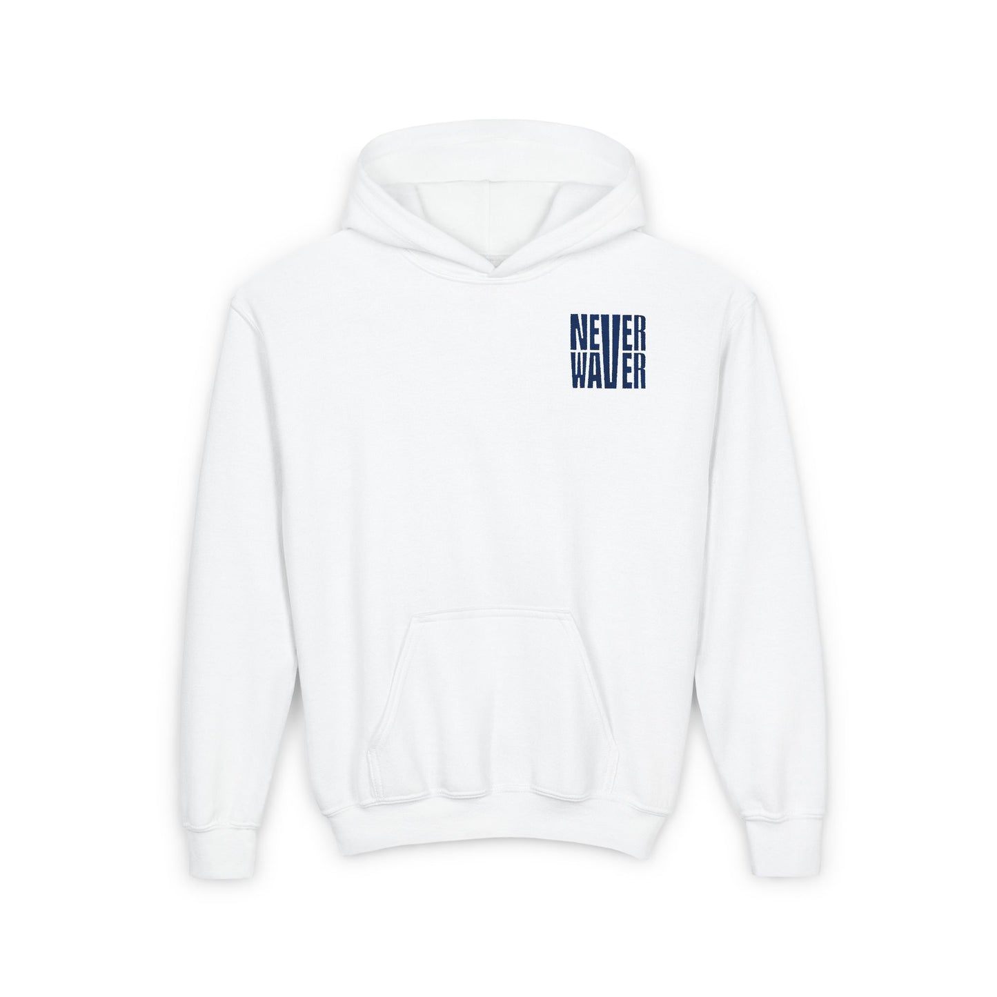 Indianapolis Fans Never Waver Youth Heavy Blend Hooded Sweatshirt - Never Waver