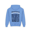 Indianapolis Fans Never Waver Youth Heavy Blend Hooded Sweatshirt - Never Waver