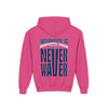 Indianapolis Fans Never Waver Youth Heavy Blend Hooded Sweatshirt - Never Waver