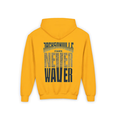Jacksonville Fans Never Waver Youth Heavy Blend Hooded Sweatshirt - Never Waver