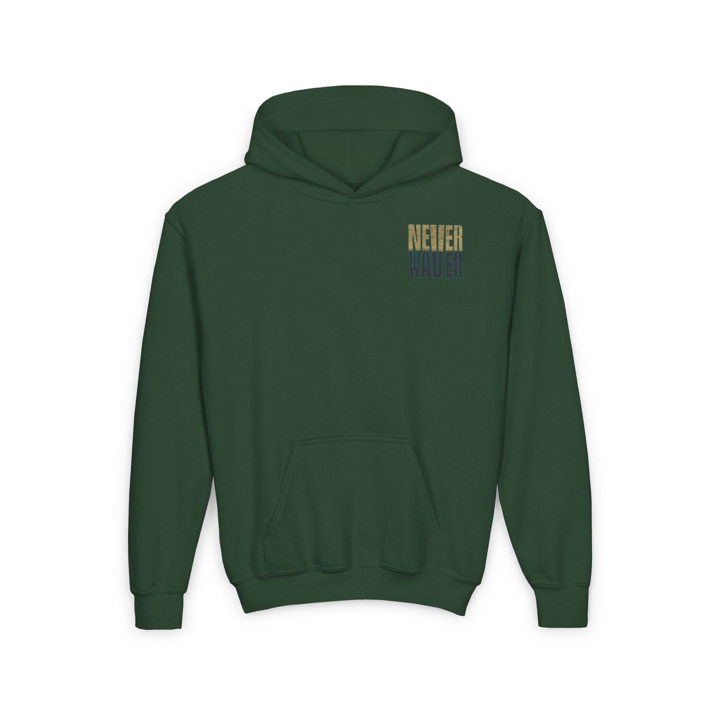 Jacksonville Fans Never Waver Youth Heavy Blend Hooded Sweatshirt - Never Waver