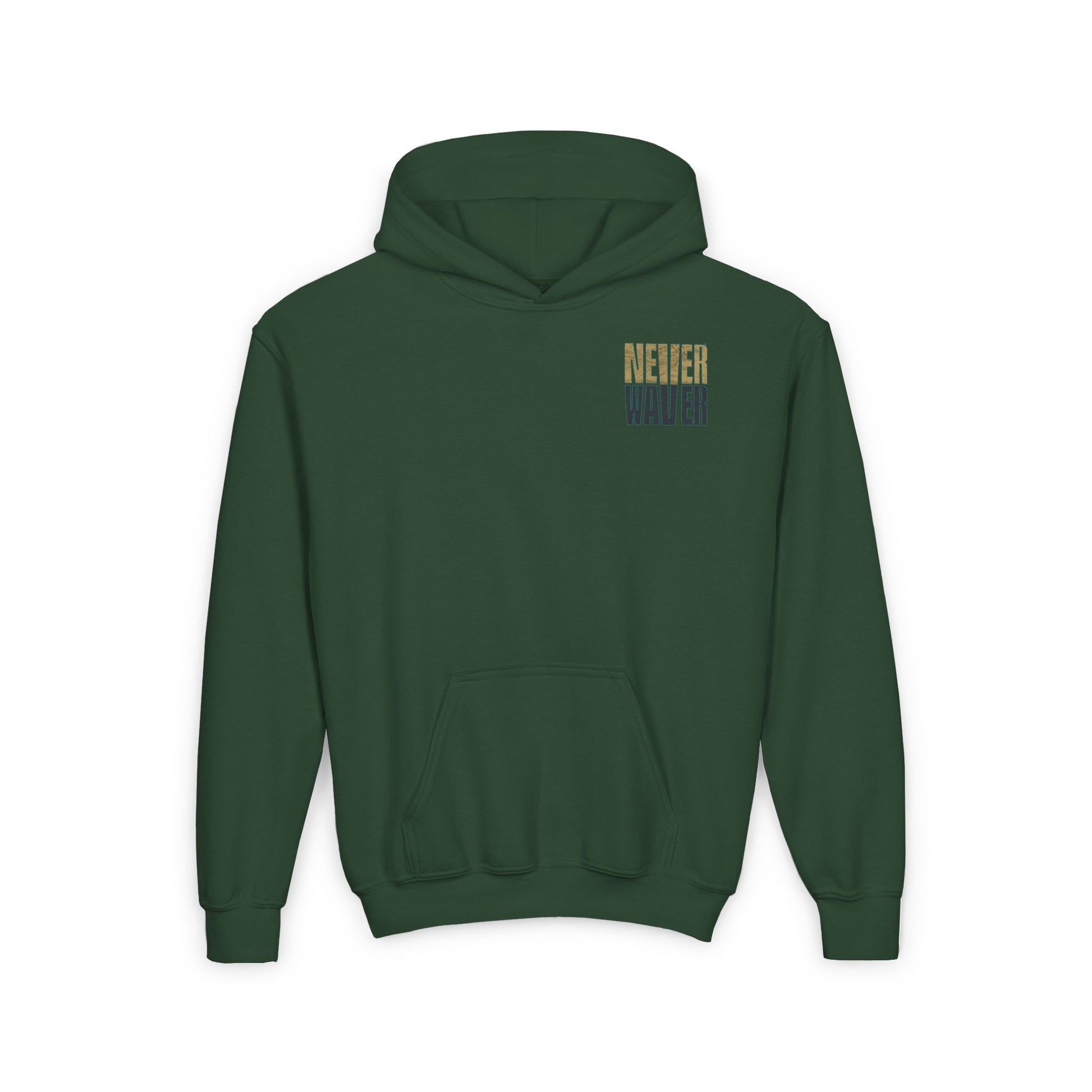 Jacksonville Fans Never Waver Youth Heavy Blend Hooded Sweatshirt - Never Waver