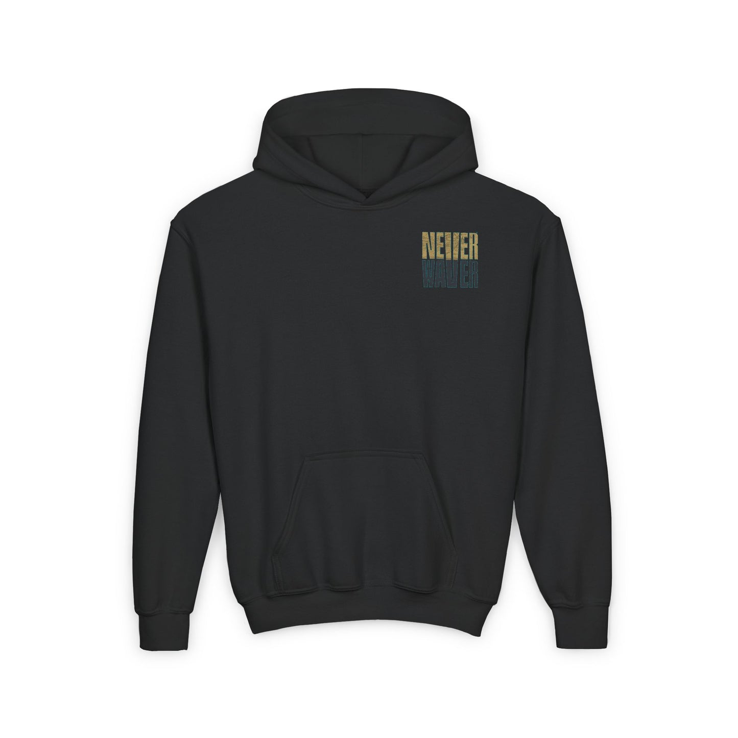 Jacksonville Fans Never Waver Youth Heavy Blend Hooded Sweatshirt - Never Waver