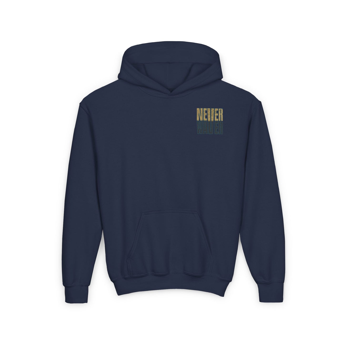 Jacksonville Fans Never Waver Youth Heavy Blend Hooded Sweatshirt - Never Waver