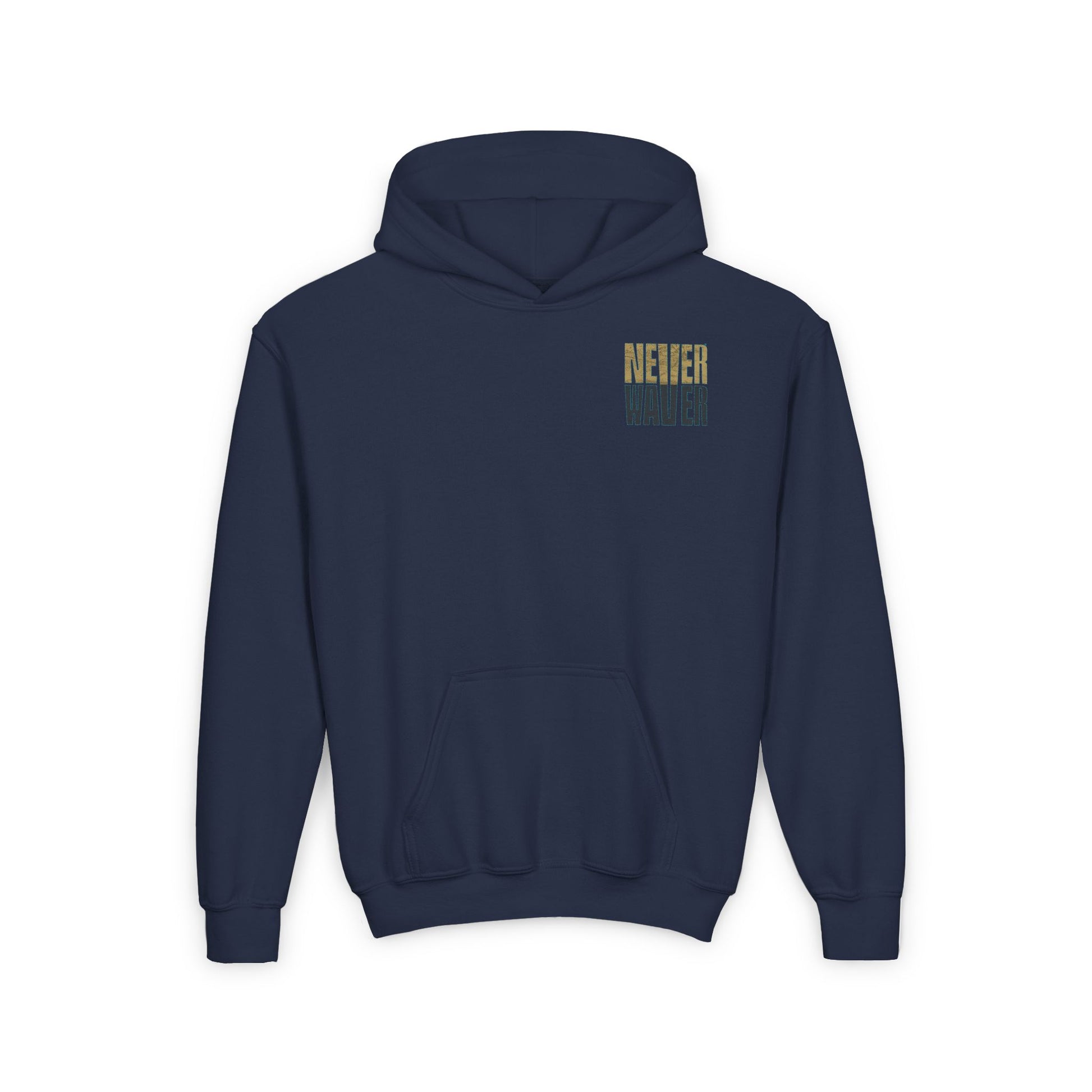Jacksonville Fans Never Waver Youth Heavy Blend Hooded Sweatshirt - Never Waver