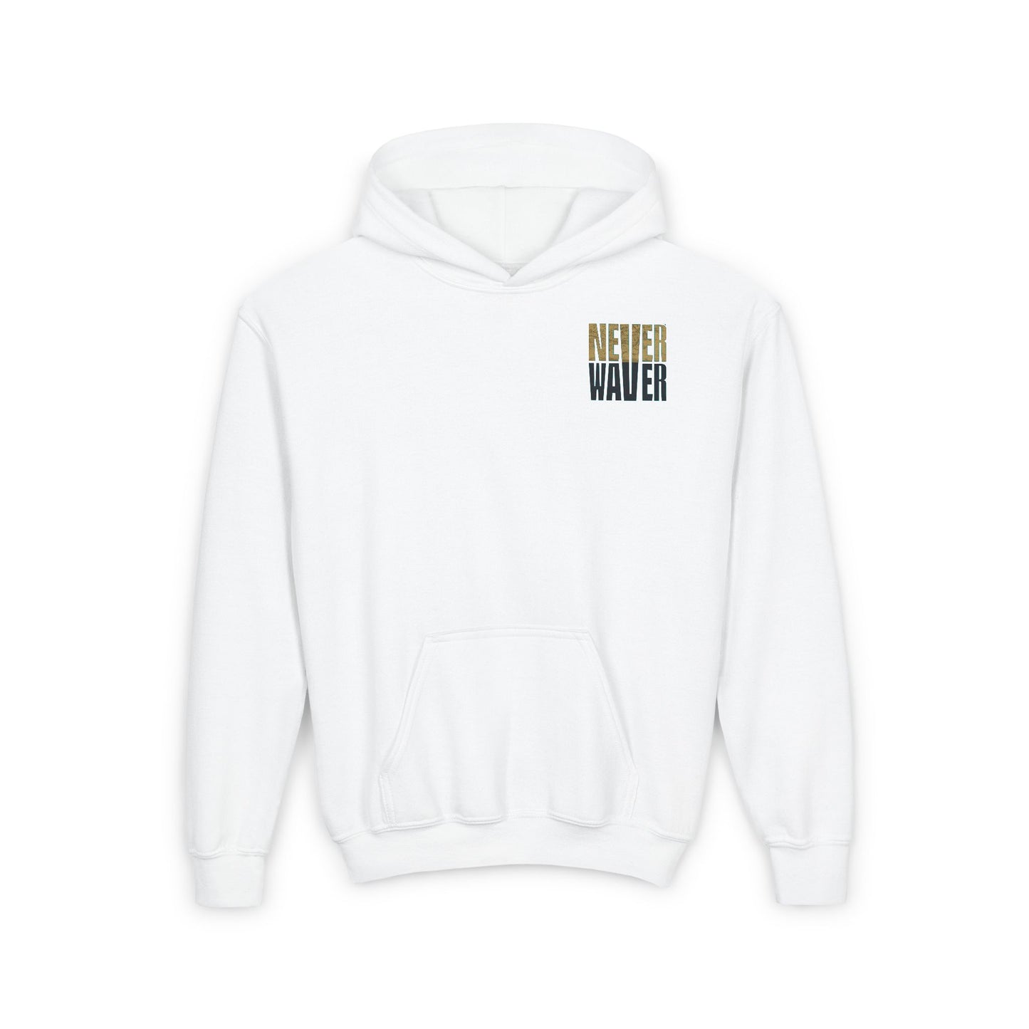 Jacksonville Fans Never Waver Youth Heavy Blend Hooded Sweatshirt - Never Waver