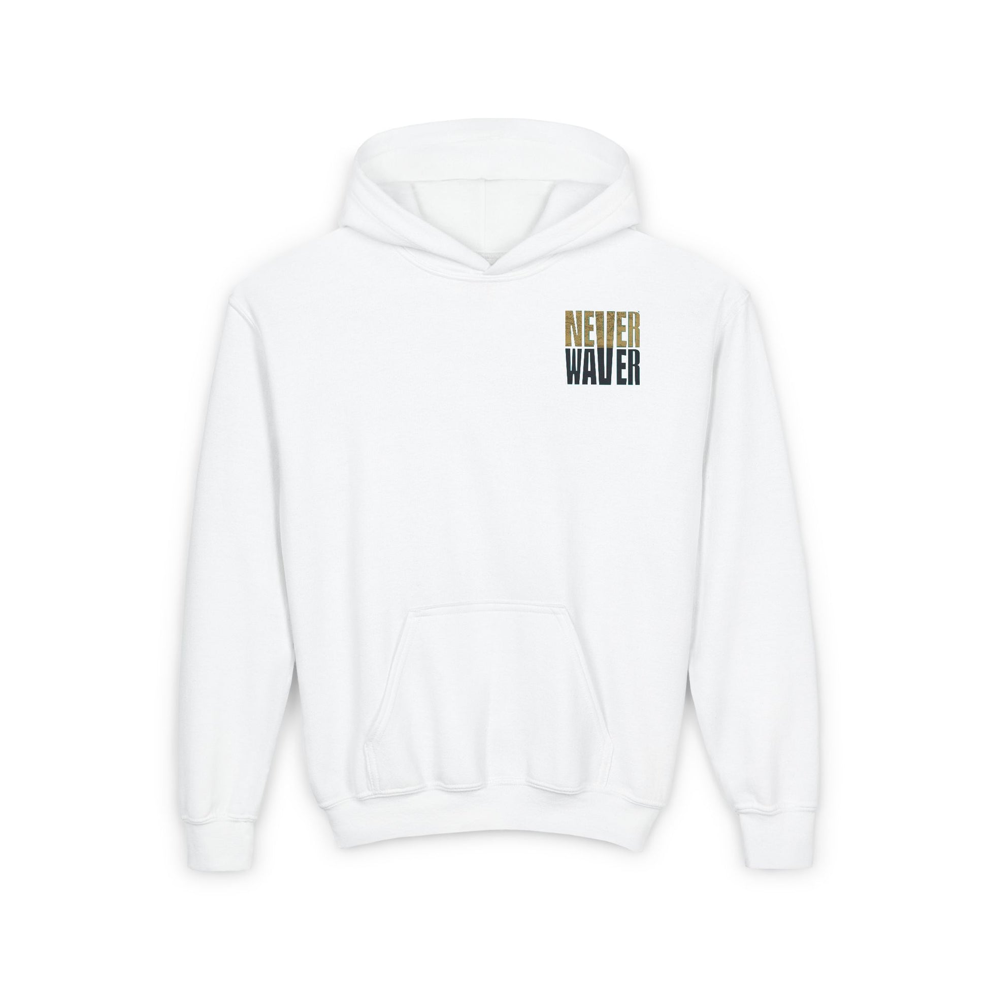 Jacksonville Fans Never Waver Youth Heavy Blend Hooded Sweatshirt - Never Waver