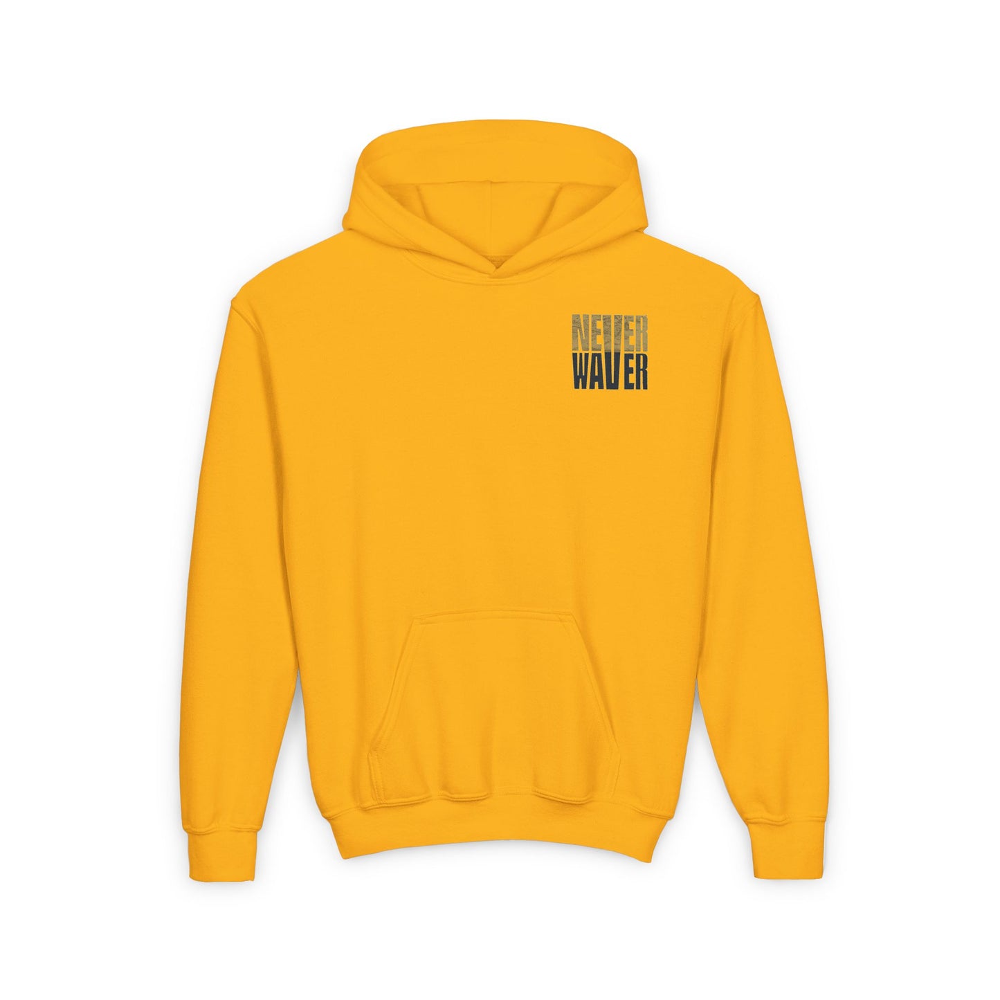 Jacksonville Fans Never Waver Youth Heavy Blend Hooded Sweatshirt - Never Waver
