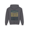 Jacksonville Fans Never Waver Youth Heavy Blend Hooded Sweatshirt - Never Waver