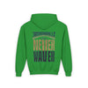 Jacksonville Fans Never Waver Youth Heavy Blend Hooded Sweatshirt - Never Waver
