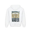 Jacksonville Fans Never Waver Youth Heavy Blend Hooded Sweatshirt - Never Waver