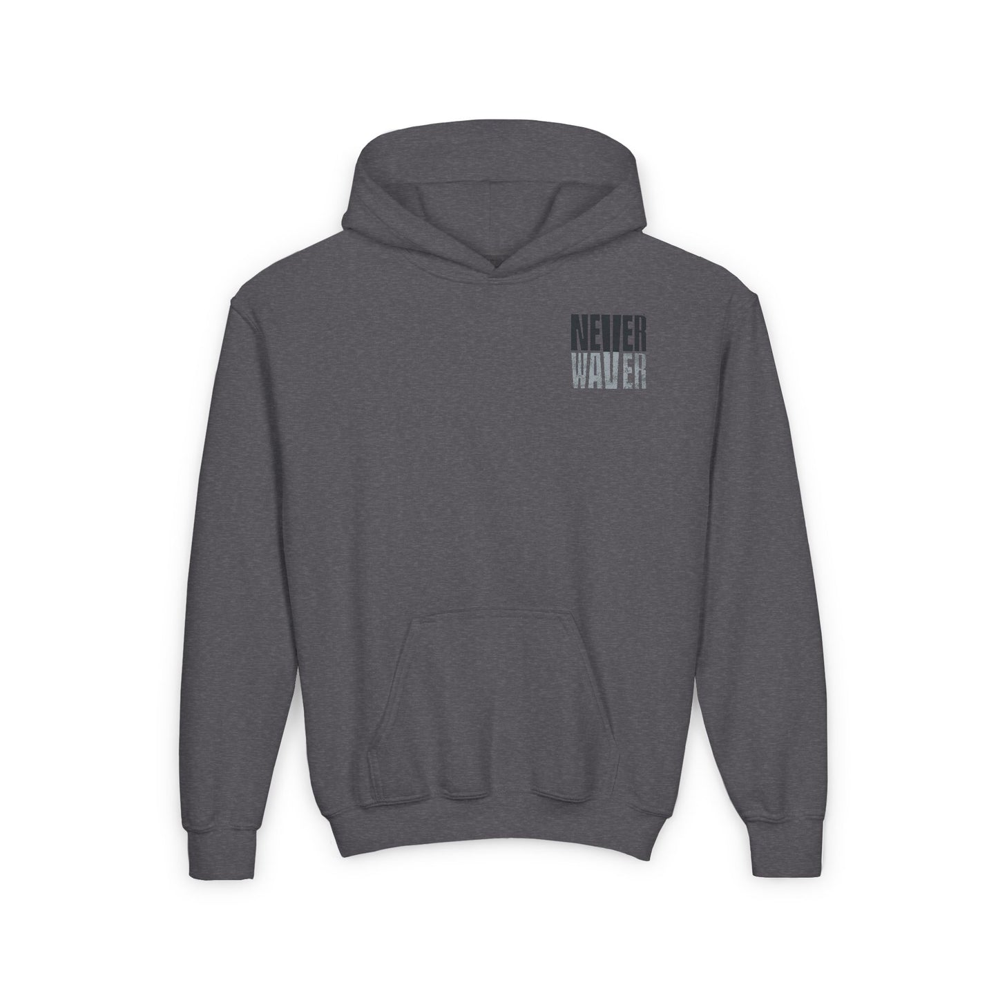 Las Vegas Fans Never Waver Youth Heavy Blend Hooded Sweatshirt - Never Waver