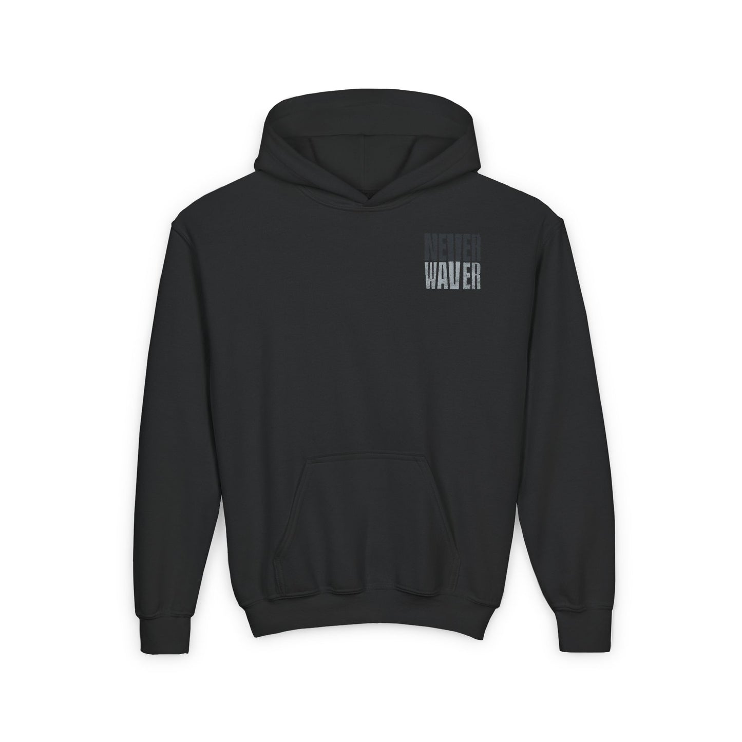 Las Vegas Fans Never Waver Youth Heavy Blend Hooded Sweatshirt - Never Waver