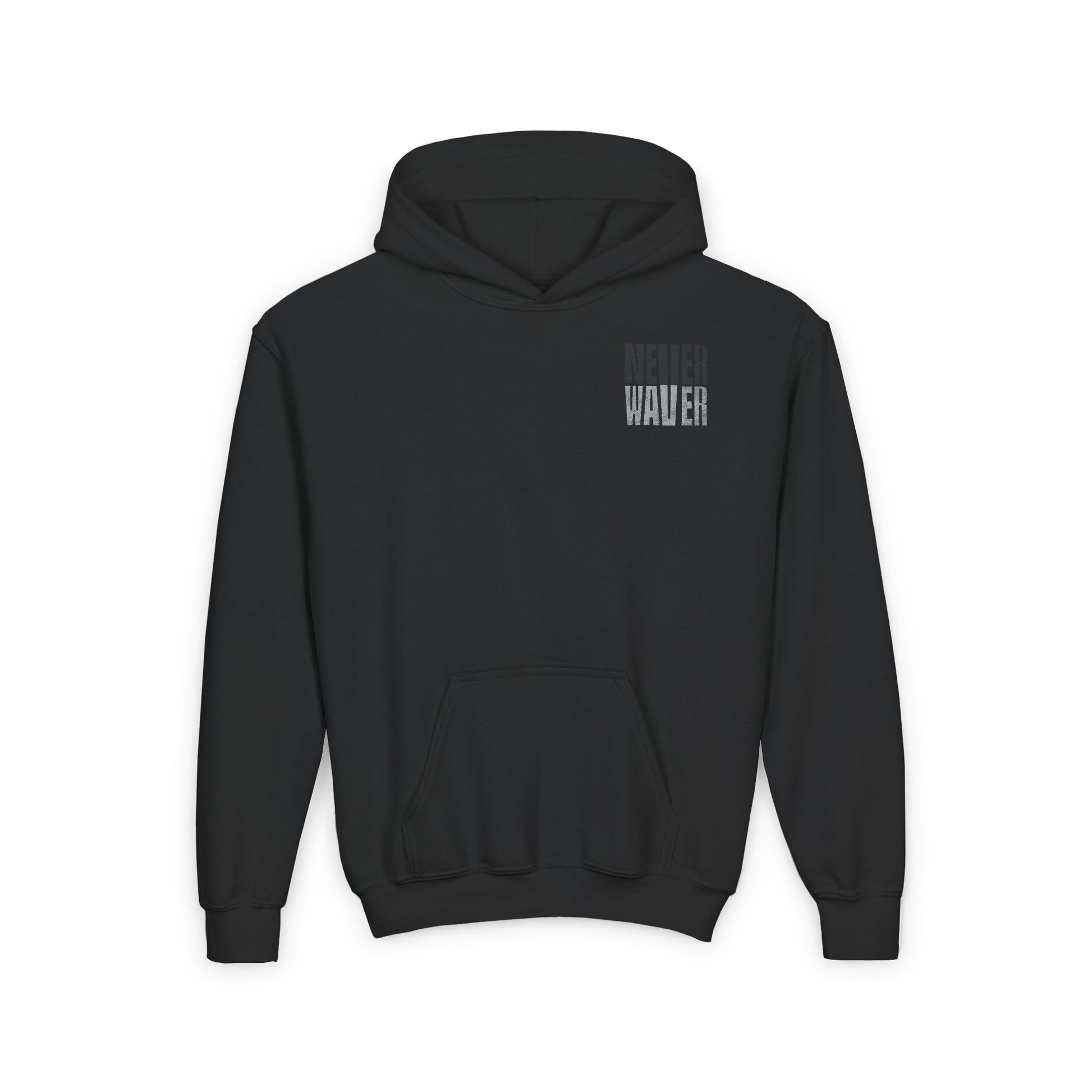 Las Vegas Fans Never Waver Youth Heavy Blend Hooded Sweatshirt - Never Waver