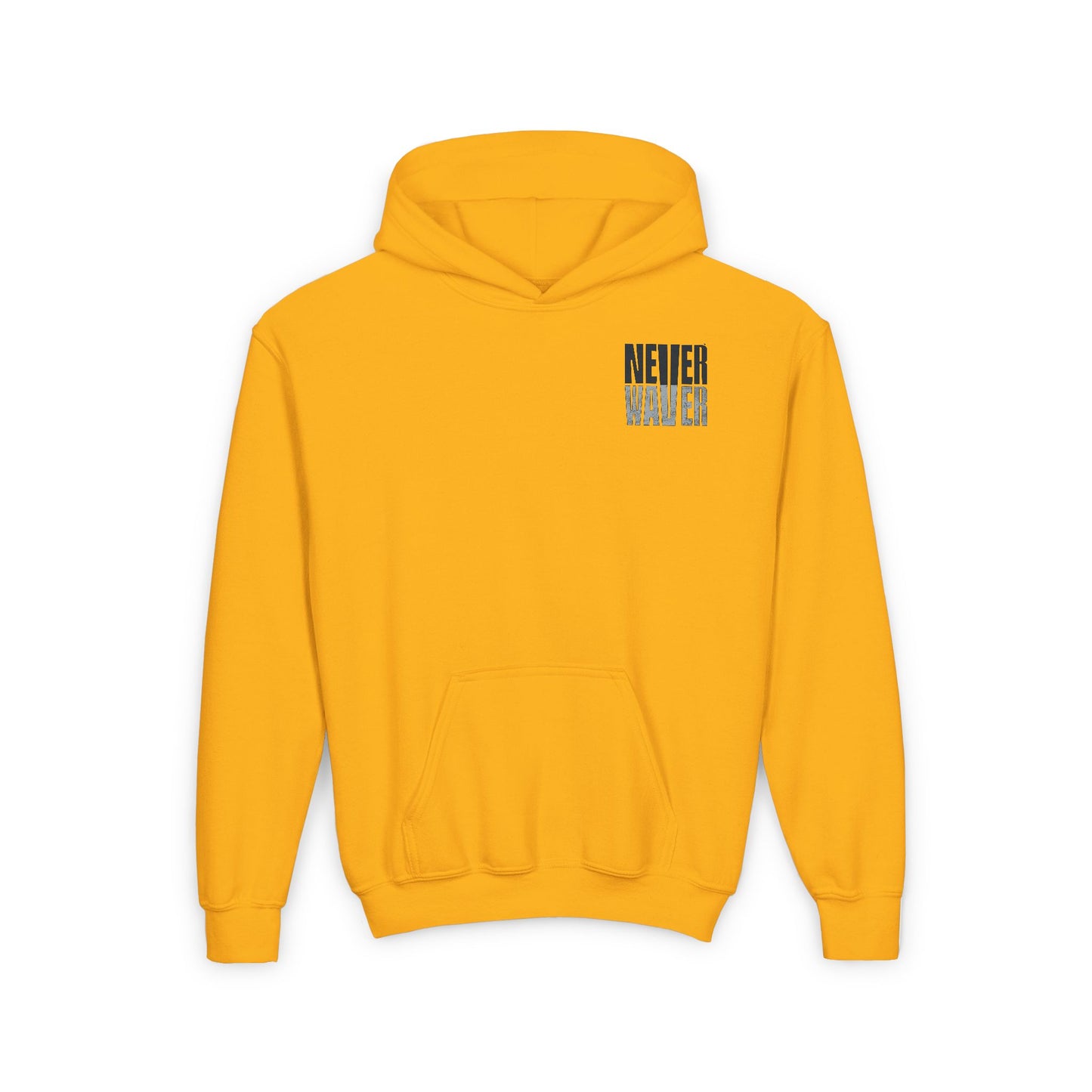 Las Vegas Fans Never Waver Youth Heavy Blend Hooded Sweatshirt - Never Waver