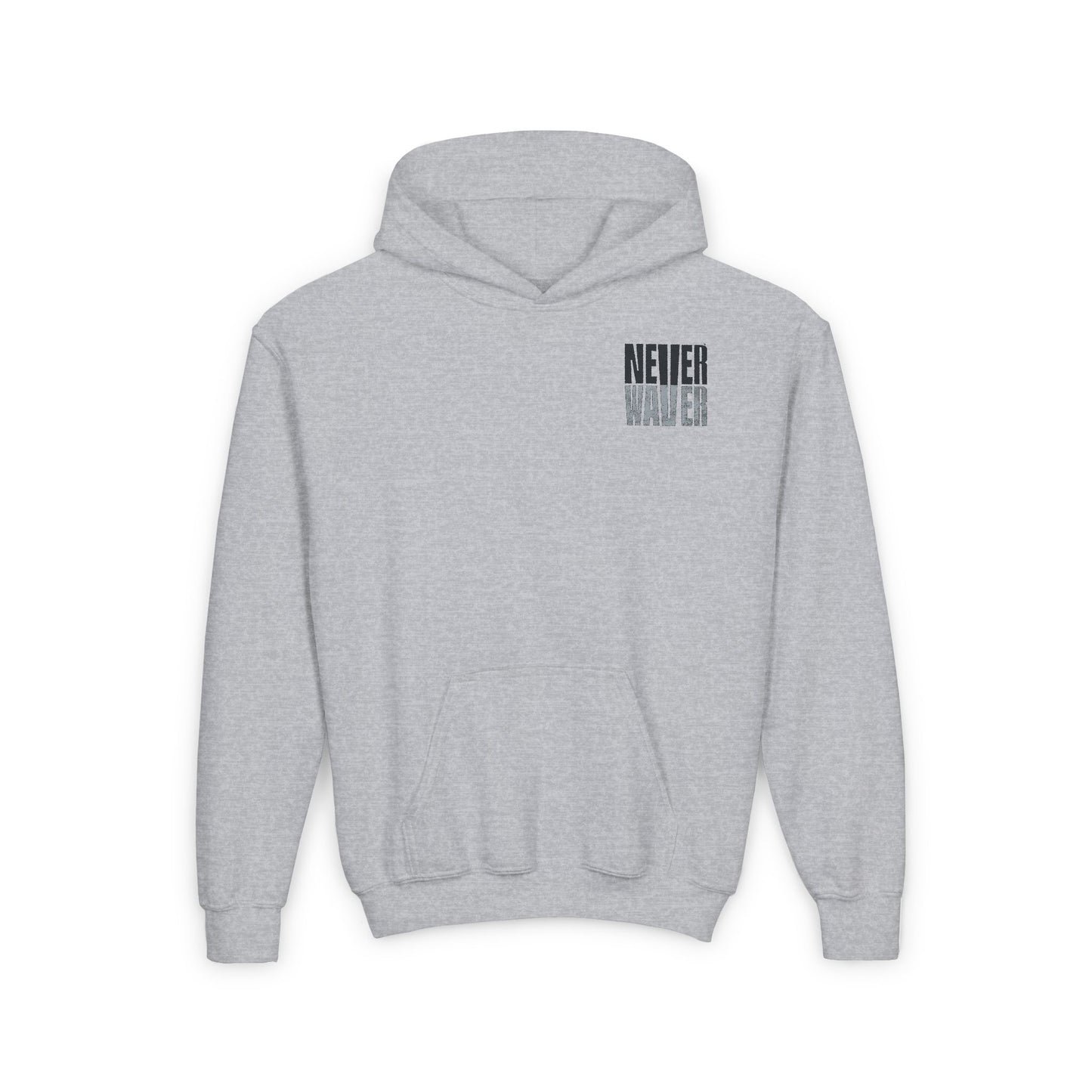 Las Vegas Fans Never Waver Youth Heavy Blend Hooded Sweatshirt - Never Waver