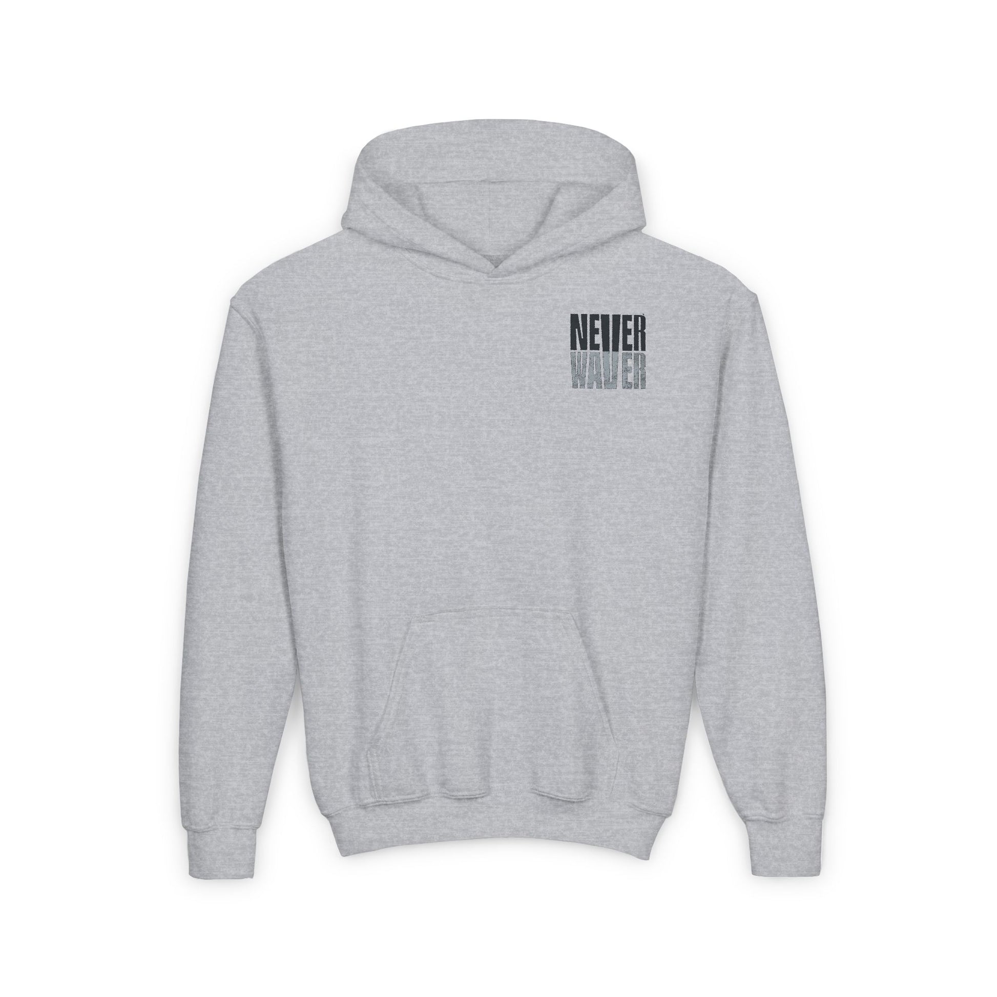 Las Vegas Fans Never Waver Youth Heavy Blend Hooded Sweatshirt - Never Waver