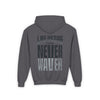 Las Vegas Fans Never Waver Youth Heavy Blend Hooded Sweatshirt - Never Waver