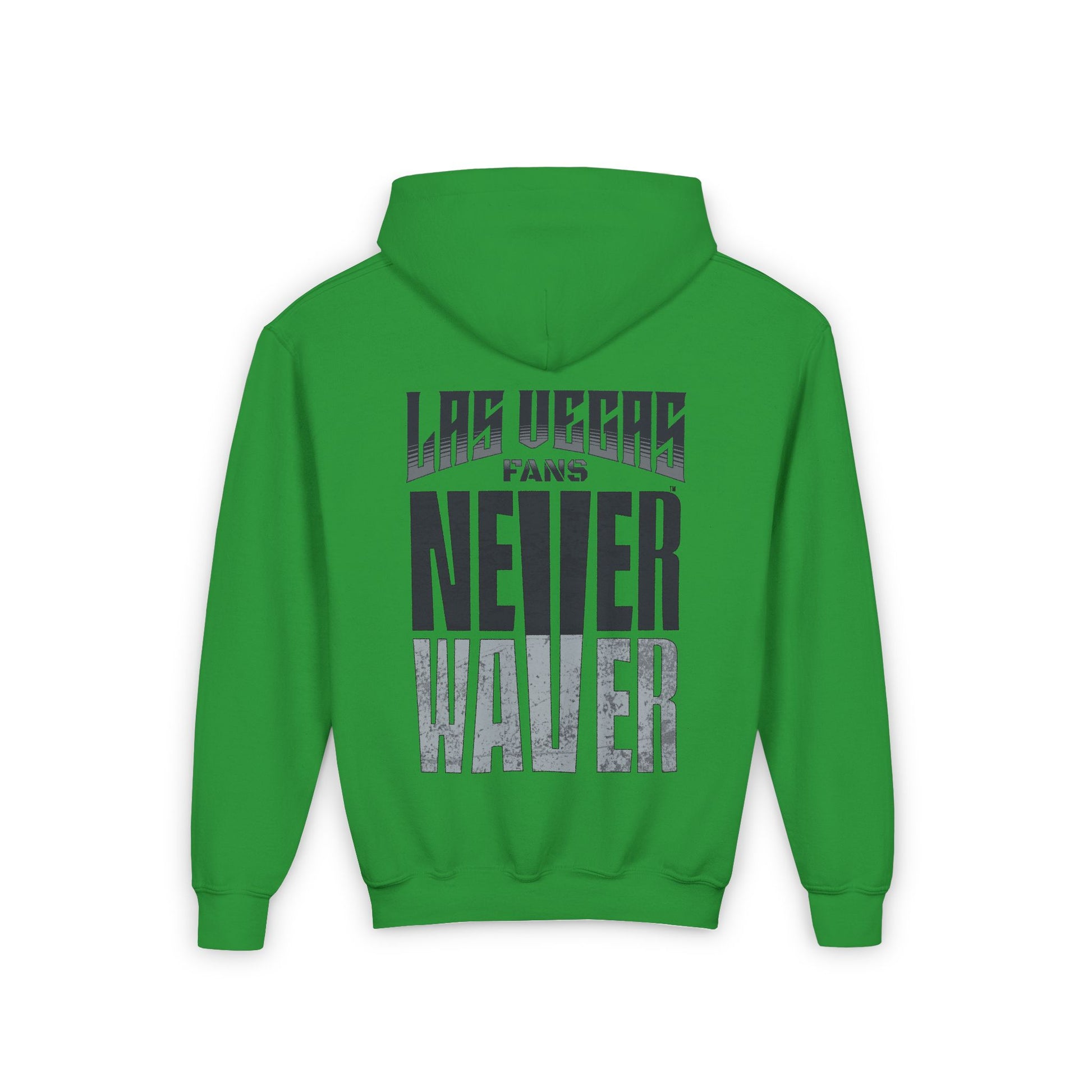 Las Vegas Fans Never Waver Youth Heavy Blend Hooded Sweatshirt - Never Waver