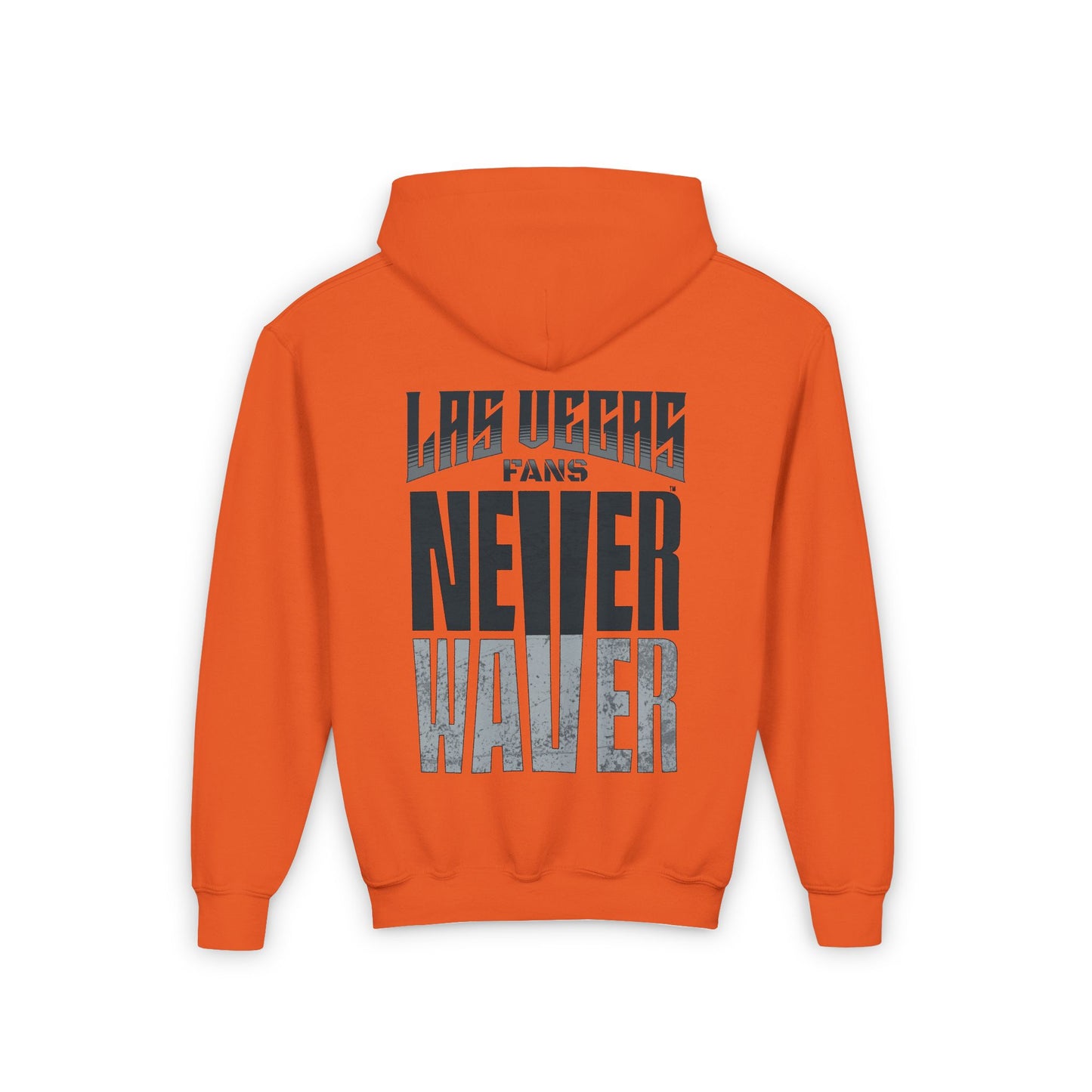 Las Vegas Fans Never Waver Youth Heavy Blend Hooded Sweatshirt - Never Waver
