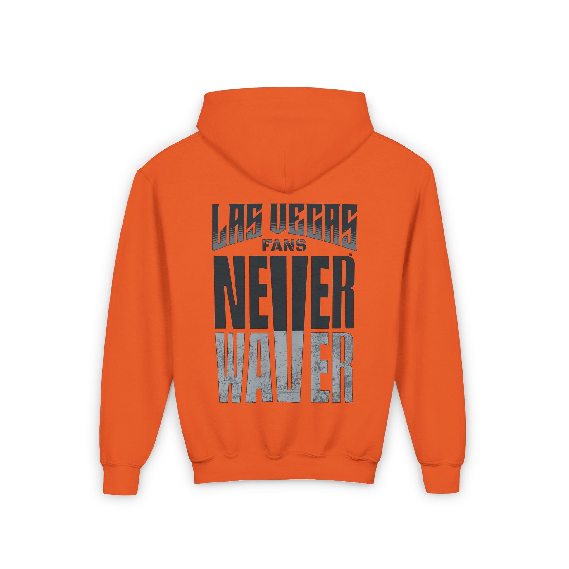 Las Vegas Fans Never Waver Youth Heavy Blend Hooded Sweatshirt - Never Waver
