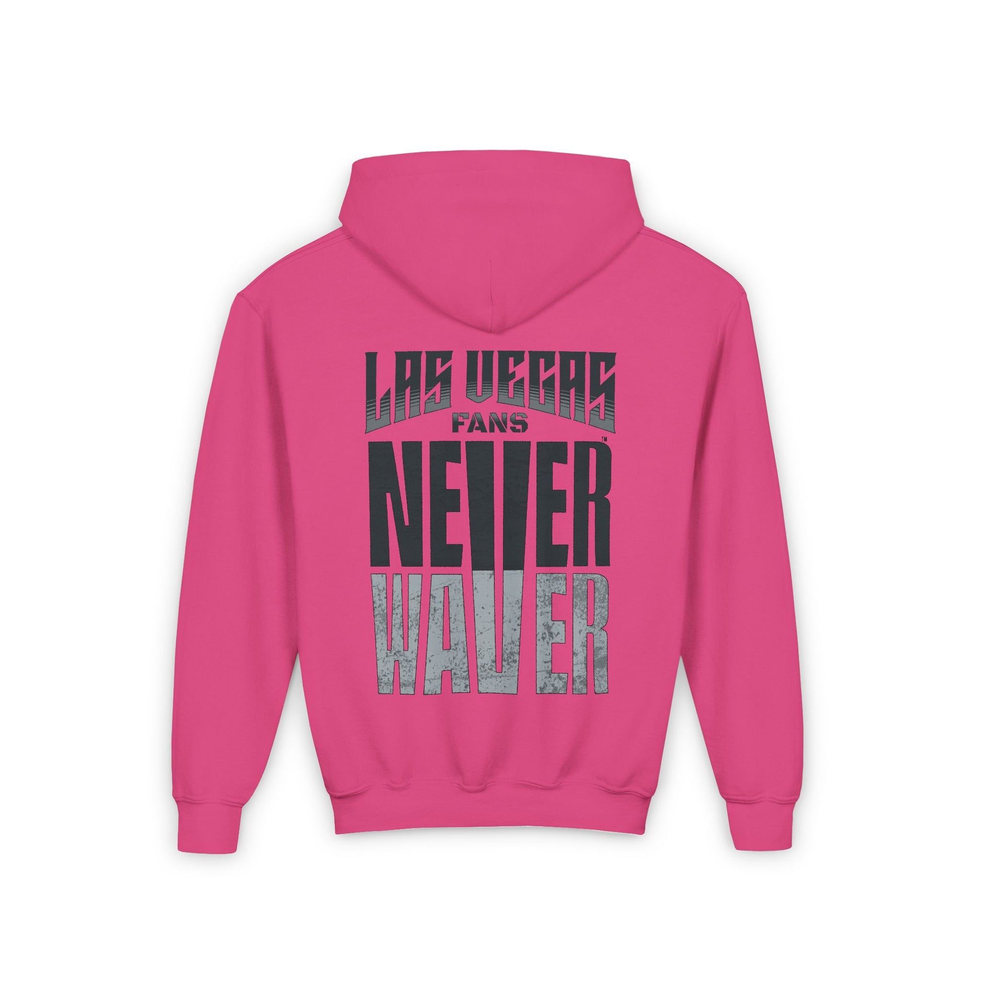 Las Vegas Fans Never Waver Youth Heavy Blend Hooded Sweatshirt - Never Waver