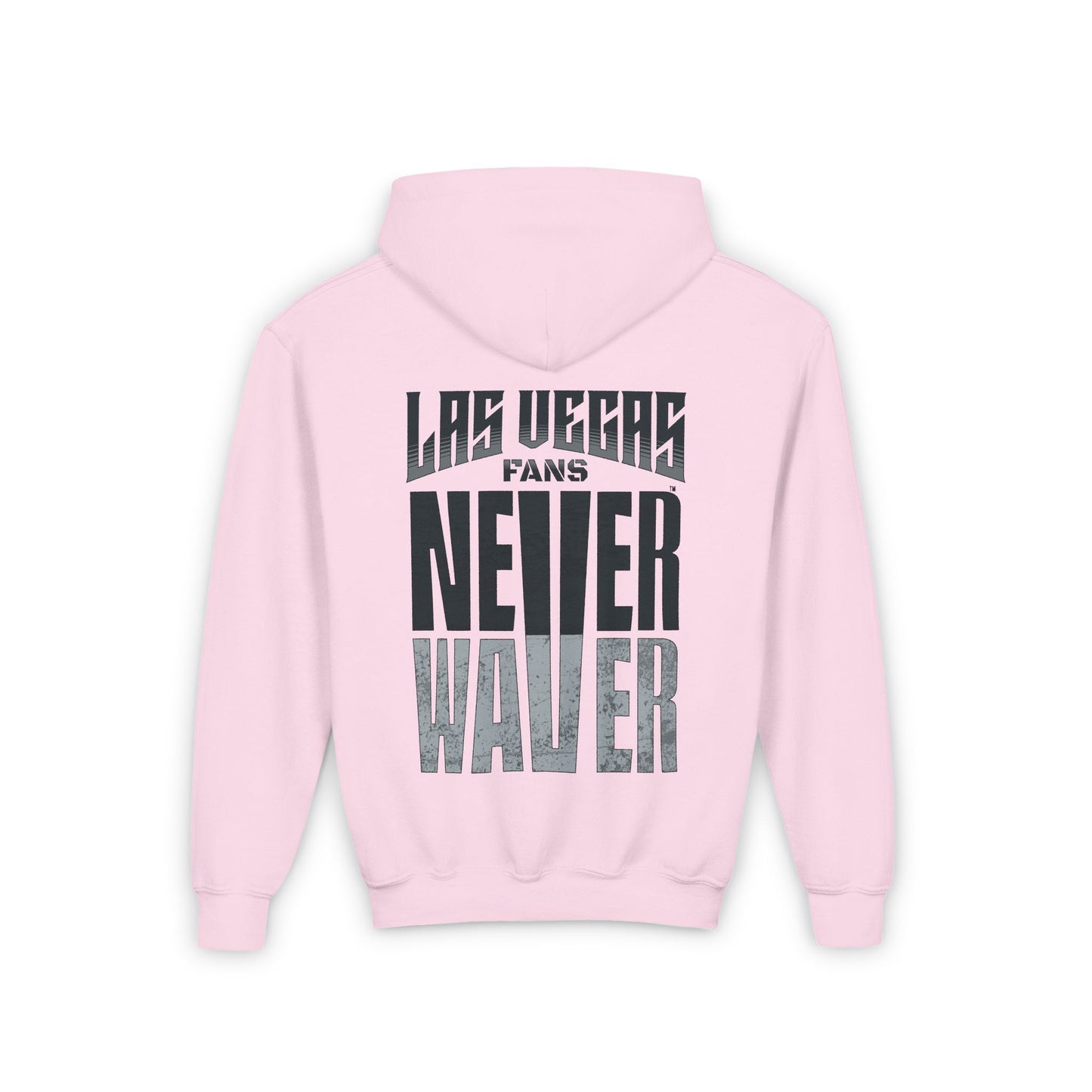 Las Vegas Fans Never Waver Youth Heavy Blend Hooded Sweatshirt - Never Waver