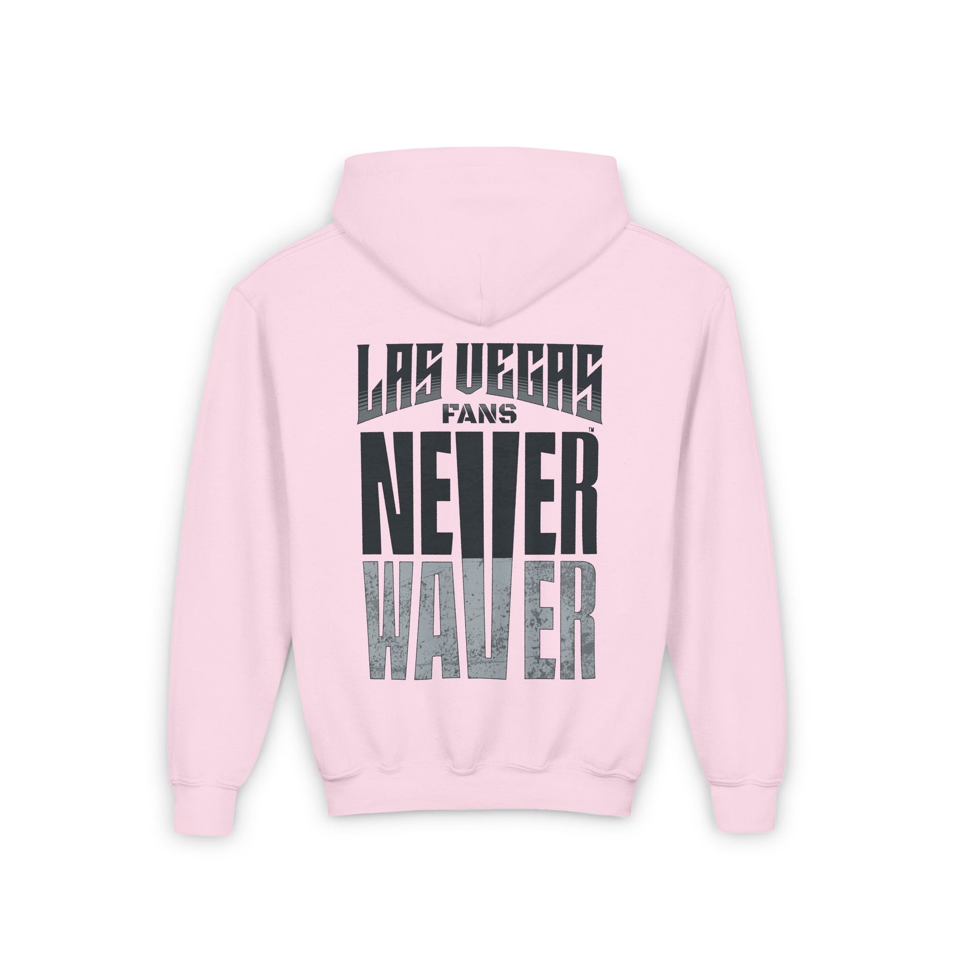 Las Vegas Fans Never Waver Youth Heavy Blend Hooded Sweatshirt - Never Waver