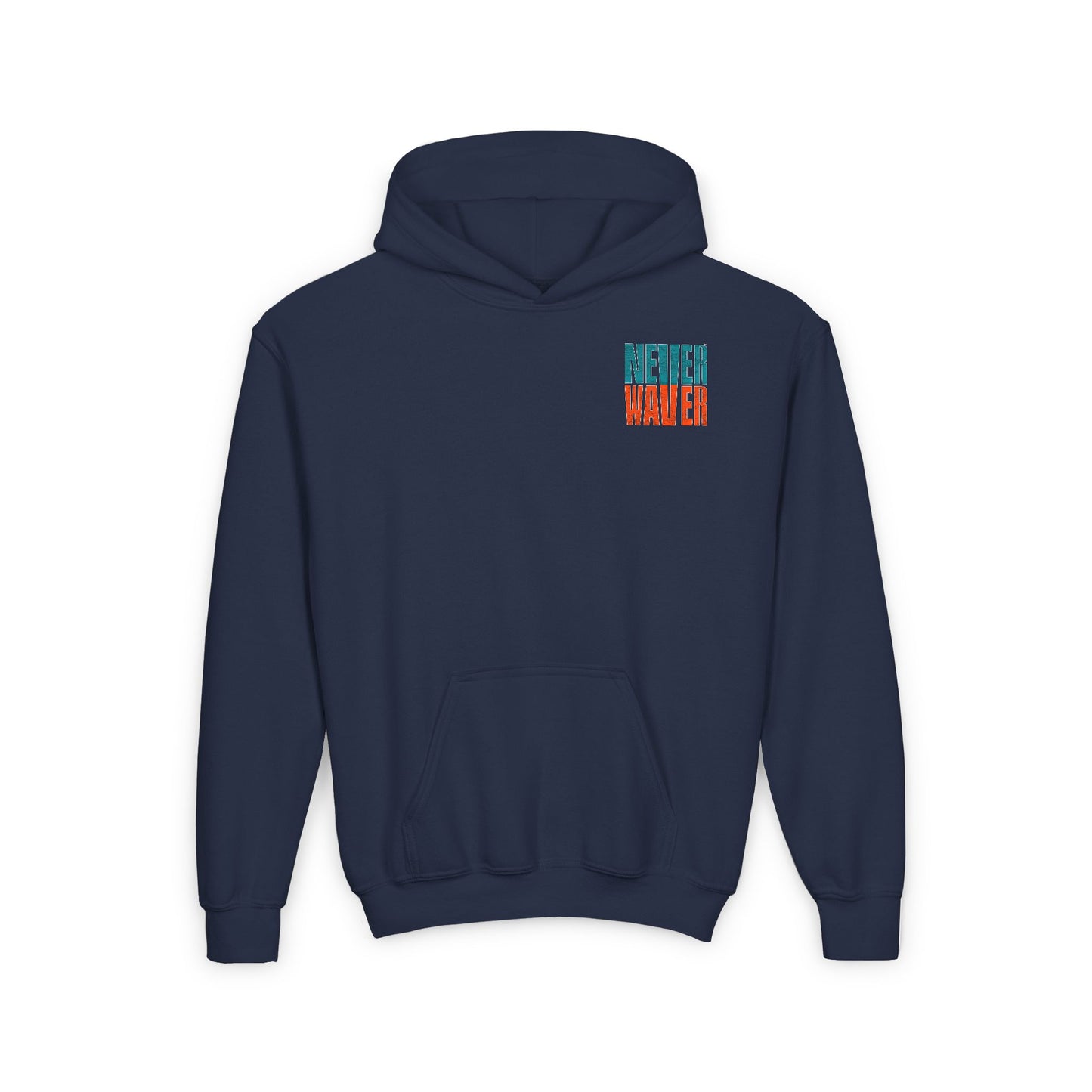 Miami Fans Never Waver Youth Heavy Blend Hooded Sweatshirt - Never Waver